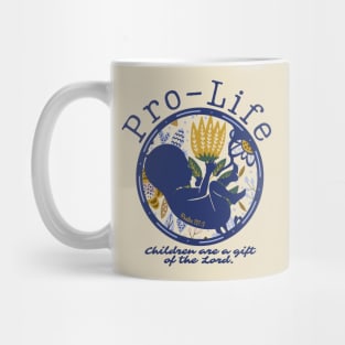 Pro-Life Flower Tee Mug